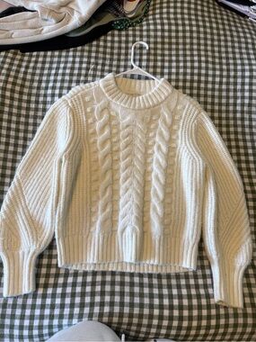 a new day Cable Knit Crewneck Sweater